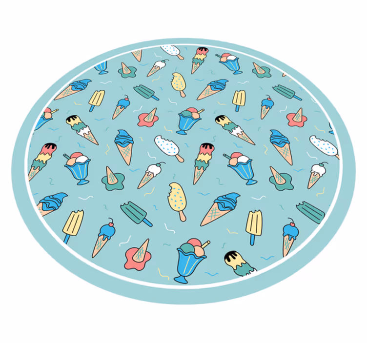 Frozen Treat Joy kids rug - TenStickers
