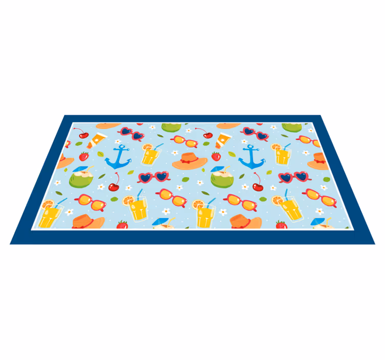 Summer Fun Vibes event carpet - TenStickers