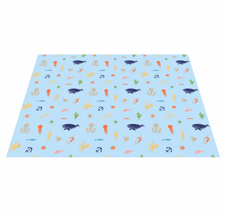 Underwater Adventure kids carpet - TenStickers