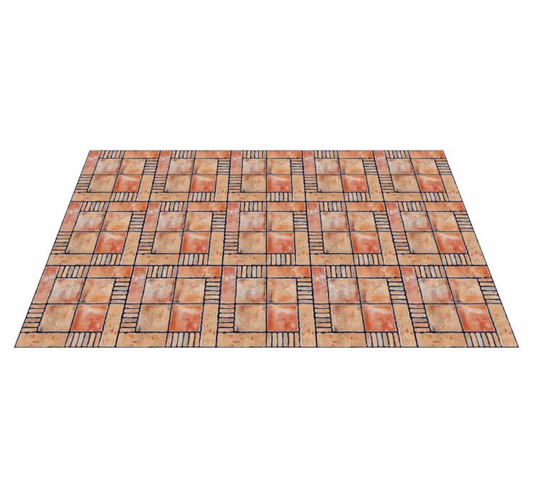 CROSS-HATCHED PATTERNS tile carpet - TenStickers