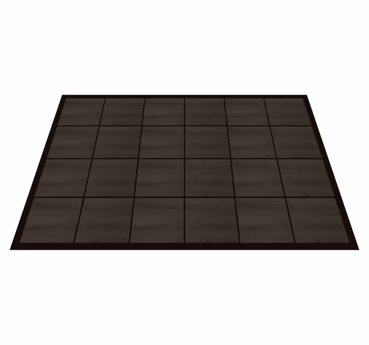 Deep Timber Tiles wood effect rug - TenStickers