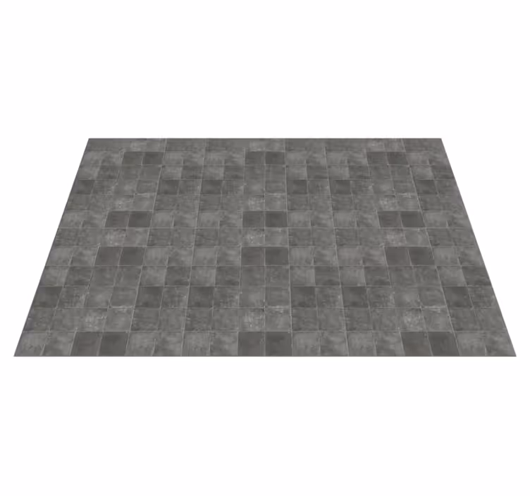 Stylish Grey Tiles bathroom mat - TenStickers