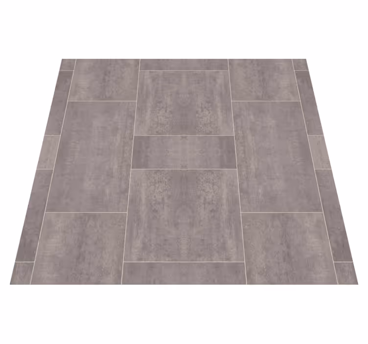 Textured grey tiles stone effect rug - TenStickers