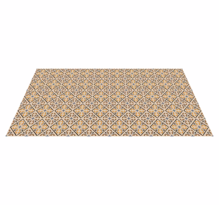 Elegant Pattern Tiles tile carpet - TenStickers