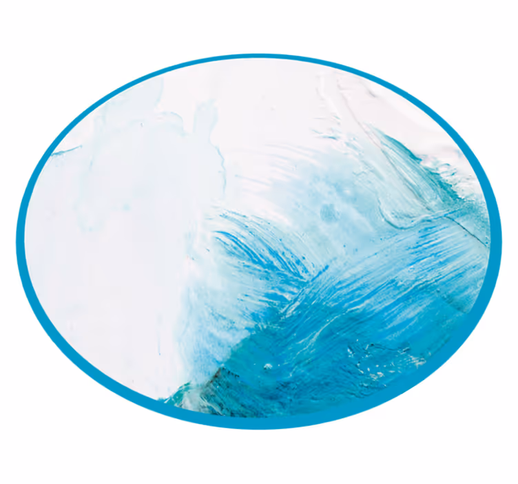 Oceanic water hues nature rug - TenStickers