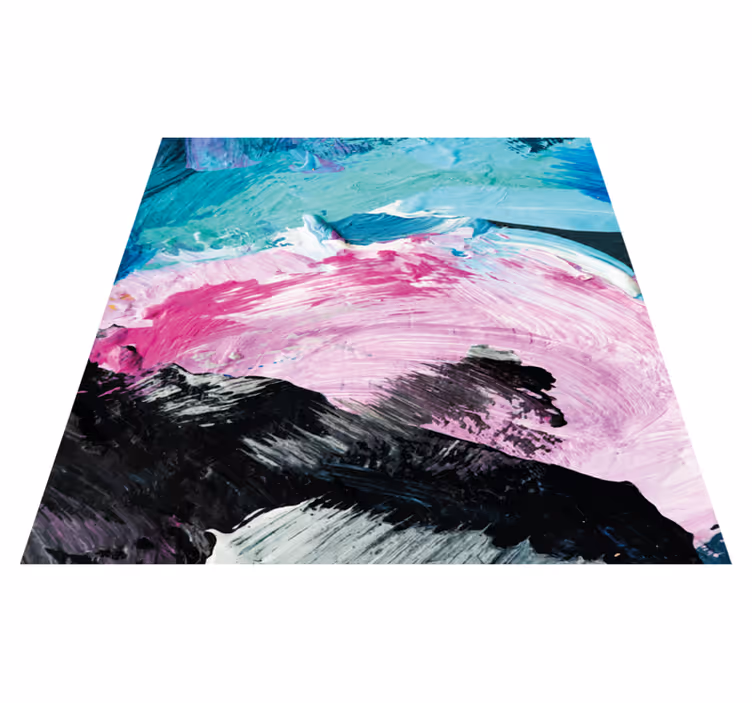 Abstract colour explosion texture rug - TenStickers