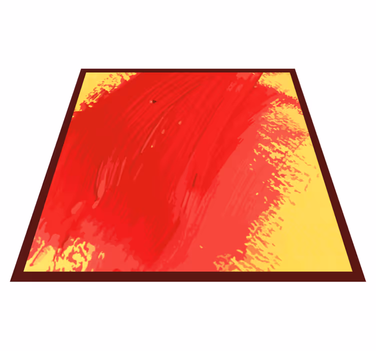 Vibrant colour splash modern rug - TenStickers