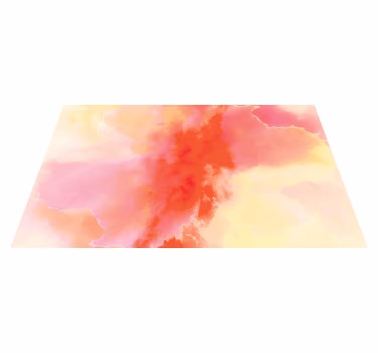 Vibrant Abstract Hues kids rug - TenStickers
