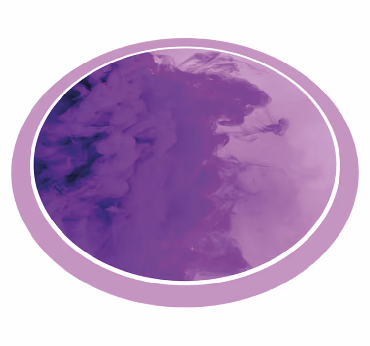 Purple Swirl Abstract circular rug - TenStickers