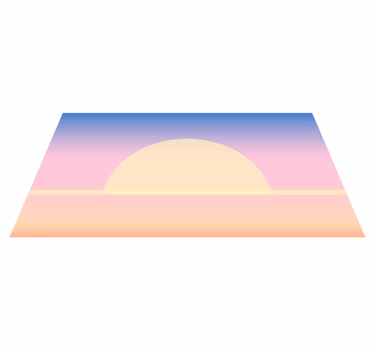 Sunrise Gradient nature rug - TenStickers