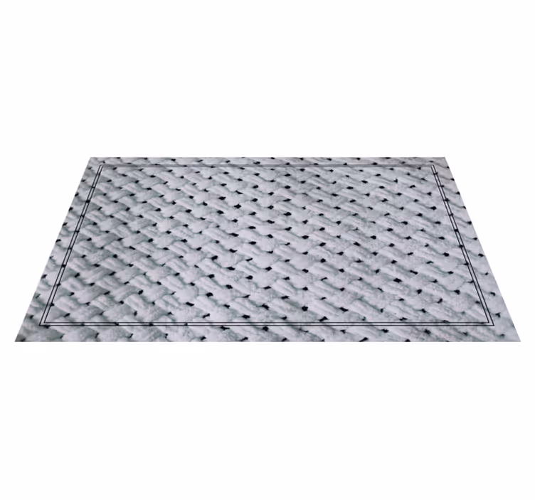 Elegant Knit Pattern texture rug - TenStickers
