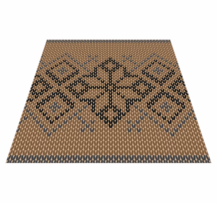 Classic Pattern geometric rug - TenStickers