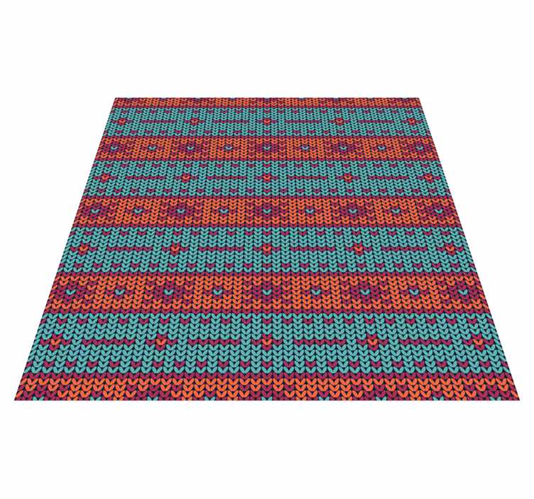 Lively Geometric Motif ethnic rug - TenStickers