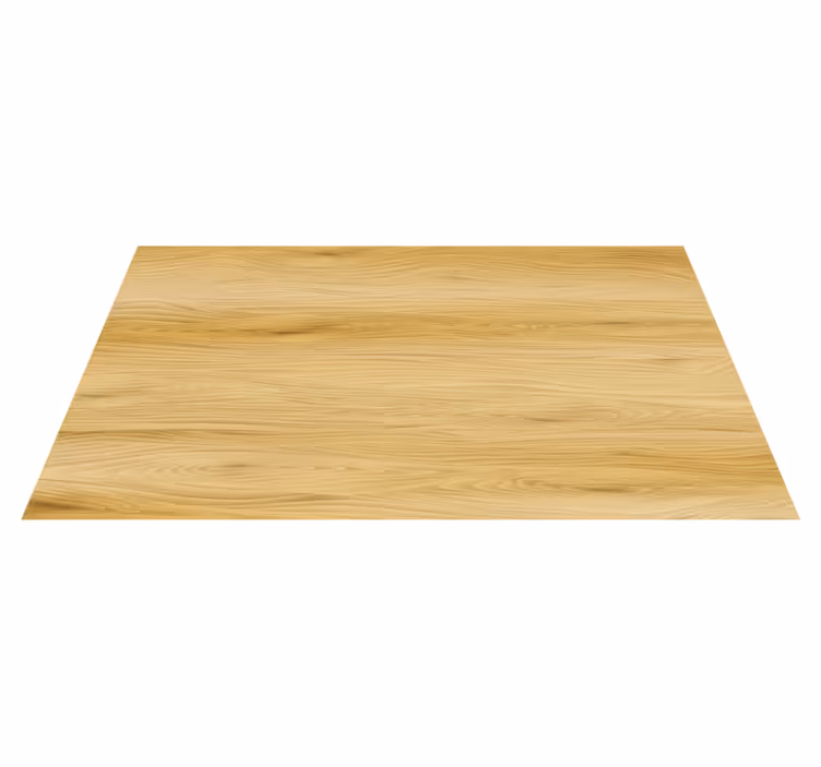 Wood effect rug with natural timber finish - TenStickers