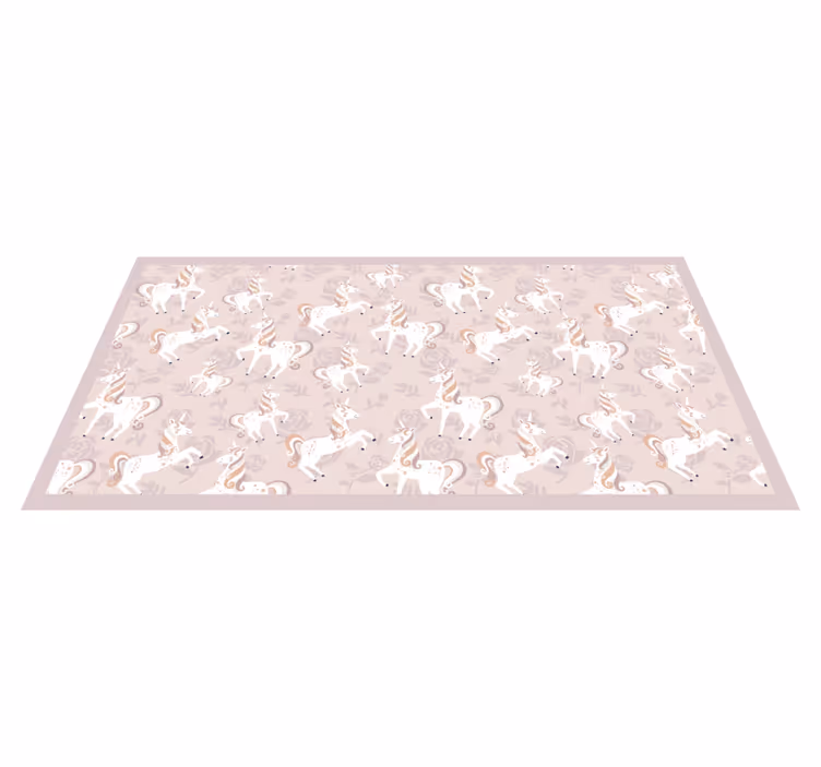 Unicorn Dreamscape kids carpet - TenStickers