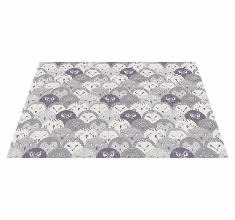 Charming Animal Faces nursery rug - TenStickers