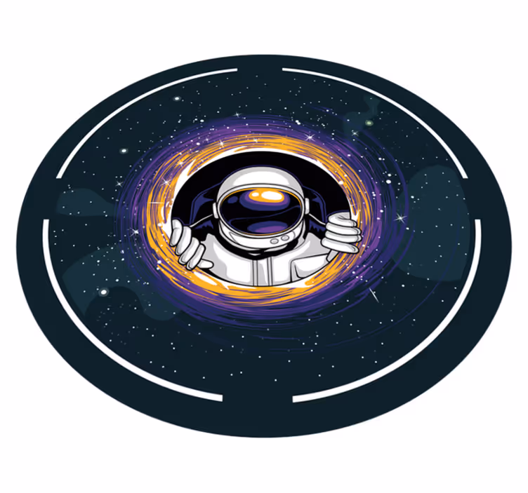 Cosmonaut Journey game rug - TenStickers