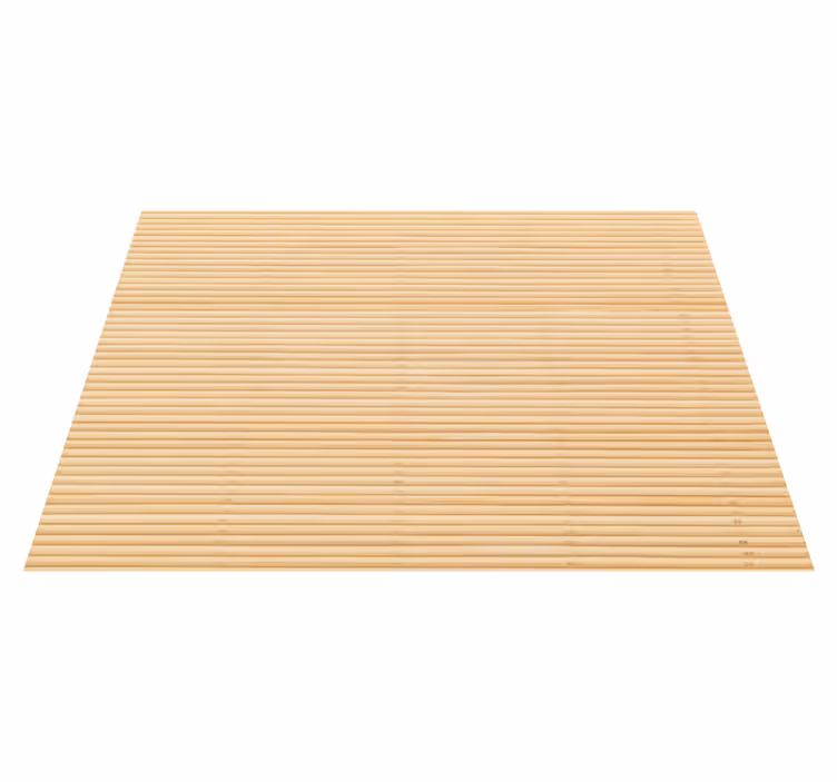 Natural Bamboo Texture entrance hall rug - TenStickers