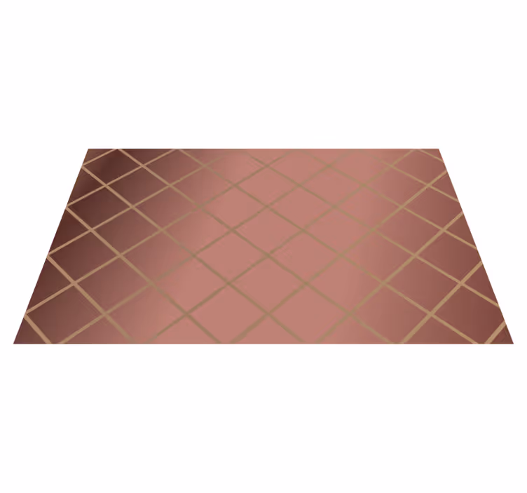 Elegant diamond pattern modern rug - TenStickers