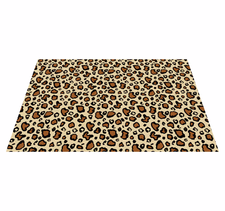 Animal print rug leopard spot design - TenStickers