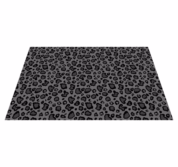 Leopard Motif Style animal print rug - TenStickers