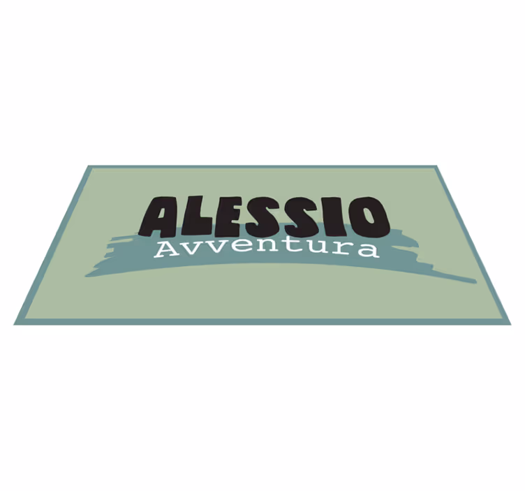 Adventure Style custom floor mat - TenStickers