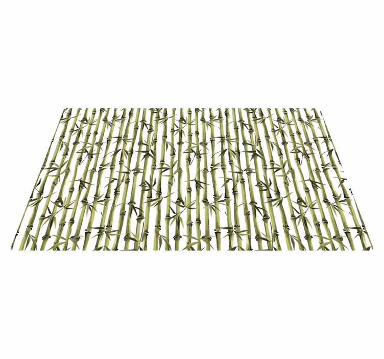 Bamboo Serenity nature rug - TenStickers