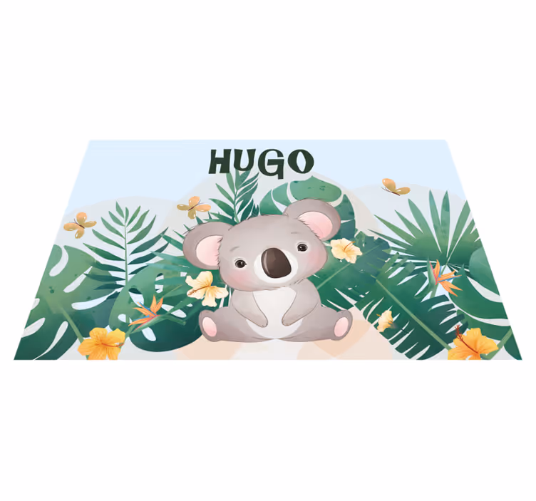 Koala Theme custom floor mat - TenStickers