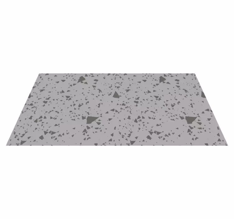 Fragmented Grey Pattern marble rug - TenStickers