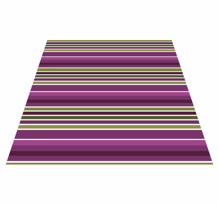 Purple horizontal stripes rug - TenStickers