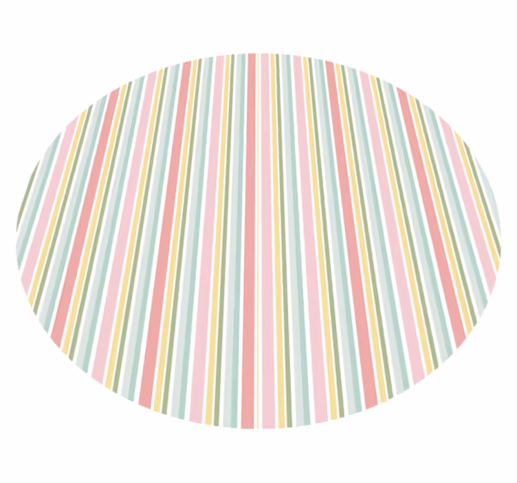 Stripes rug in lively striped design - TenStickers