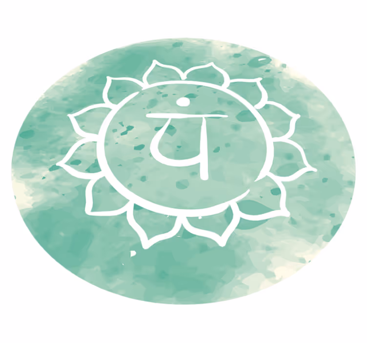 Lotus Chakra Symbol mandala rug - TenStickers