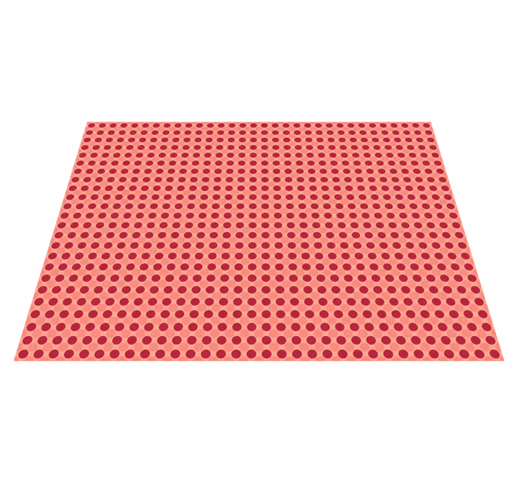 Kids rug with polka dot design - TenStickers