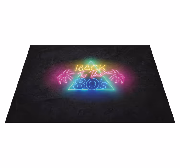 Vintage rug throwback to the 80's - TenStickers