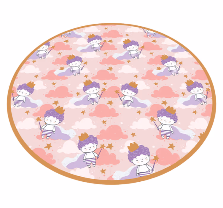 Magic Cloud Kingdom kids carpet - TenStickers