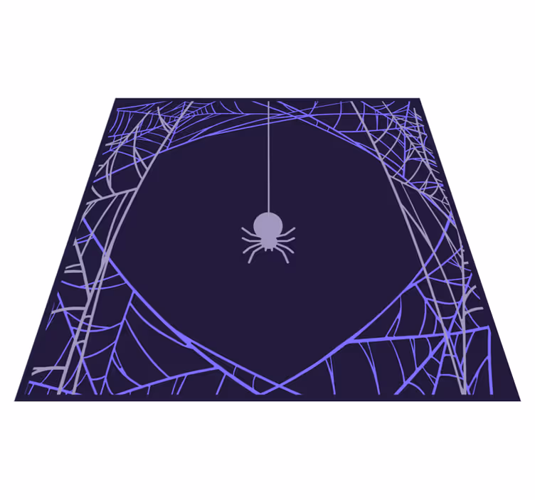 Spider Web Pattern halloween rugs - TenStickers