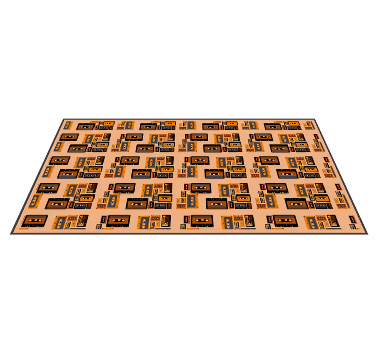 Vintage Cassette Tapes kids rug - TenStickers