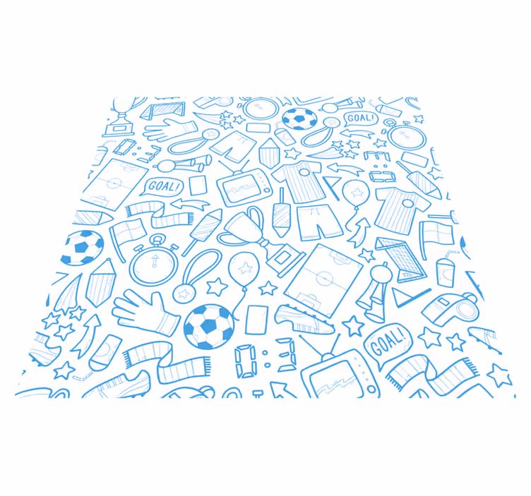 Sporting Elements game rug - TenStickers