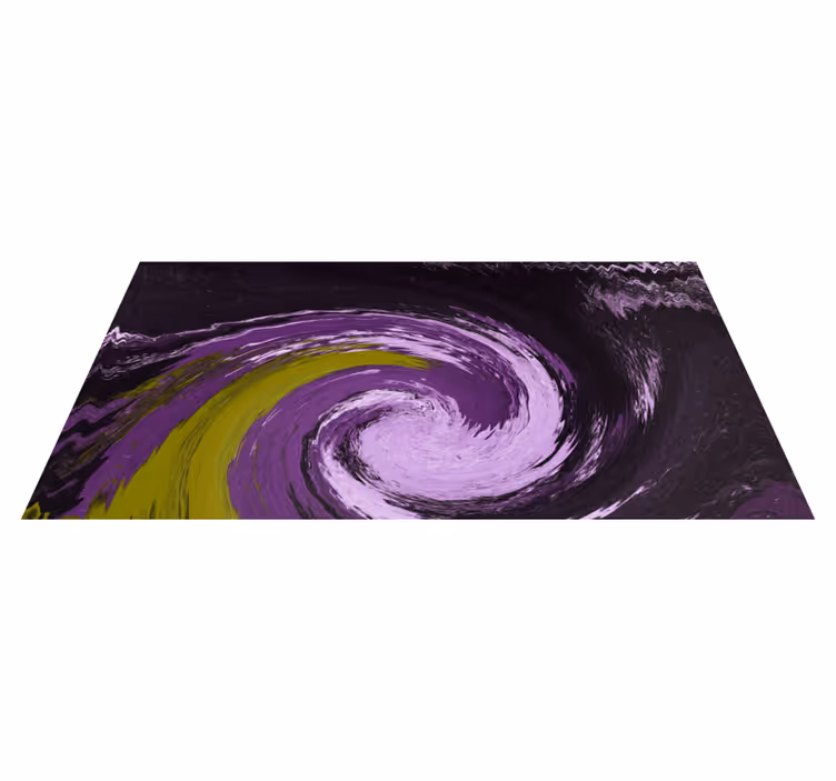 Spiraling colour flows teenage bedroom rug - TenStickers