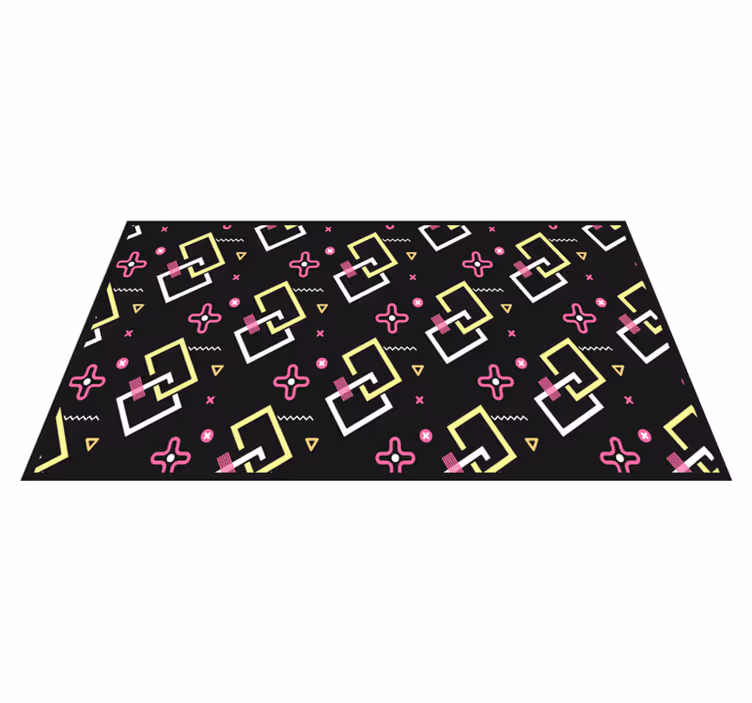 Geometric rug modern pattern play - TenStickers