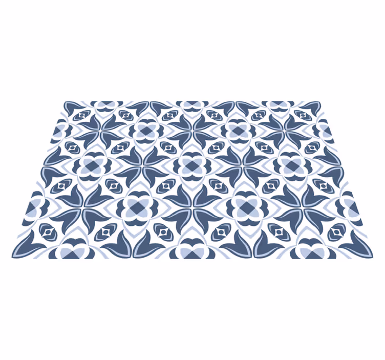 "Hampton Style" flower bouquet floral rug - TenStickers