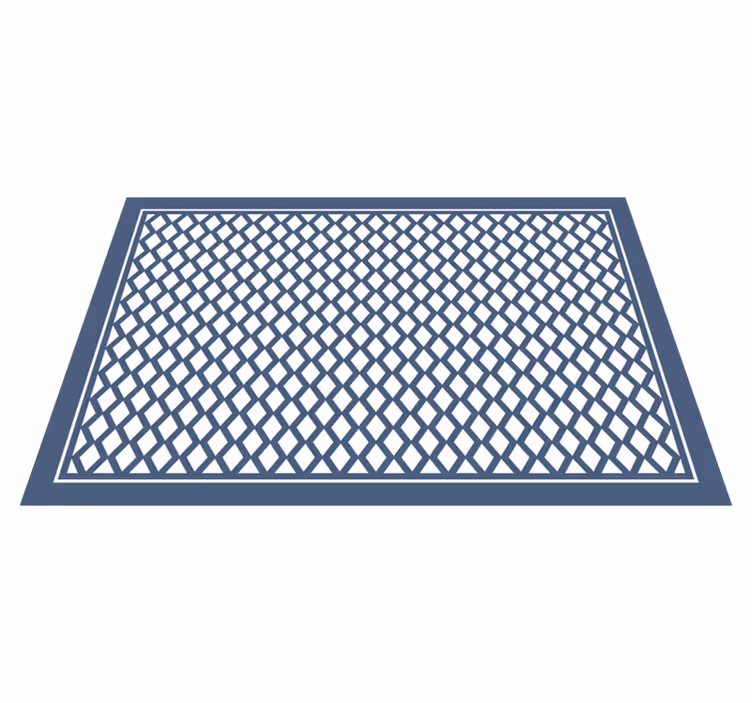 Chic Diamond Motif geometric rug - TenStickers