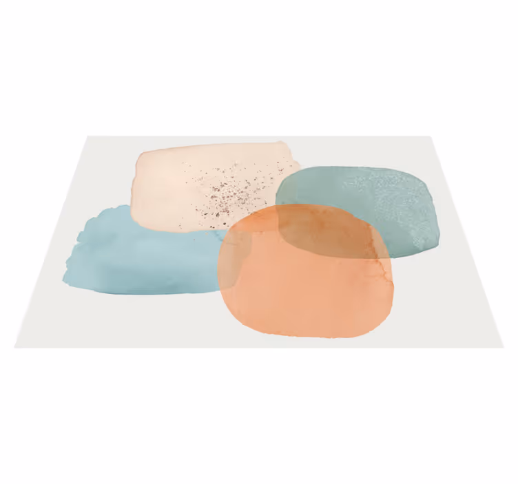 Aquarella overlays modern rug - TenStickers