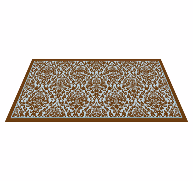 Elegant floral arrangement vintage rug - TenStickers