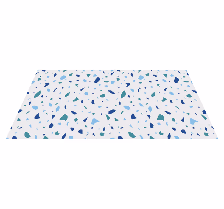 Colorful Pattern marble rug - TenStickers