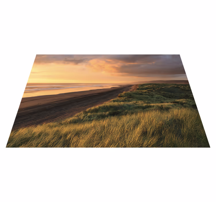 Sunset Beachscape nature rug - TenStickers