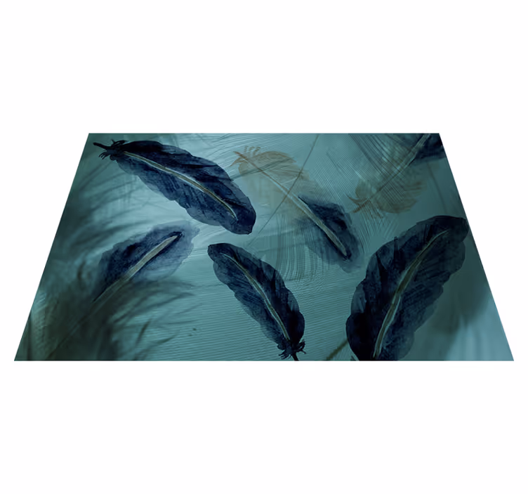 Leafy Tropical Oasis nature rug - TenStickers