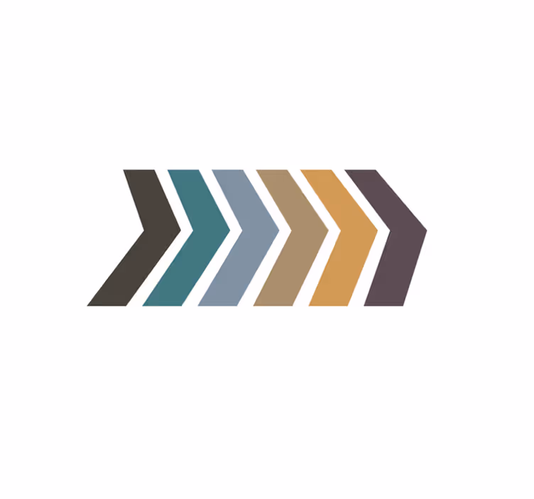 Chevron Pattern Stripes minimalistic rug - TenStickers