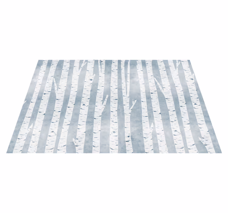 Birch Tree Pattern nature rug - TenStickers