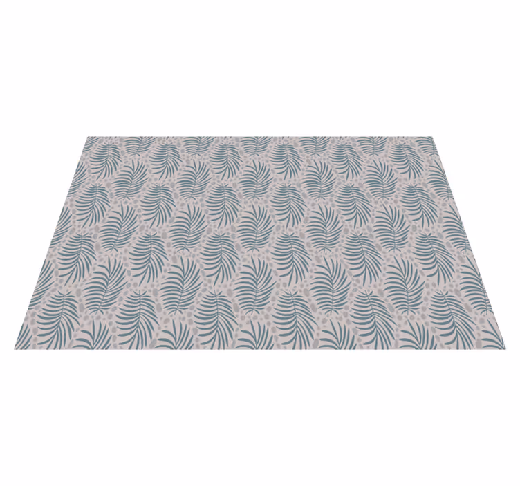 Leafy Green Motif nature rug - TenStickers